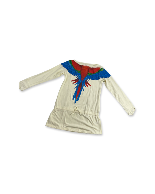 Macaw Women's Long Sleeve Shirt, Cream