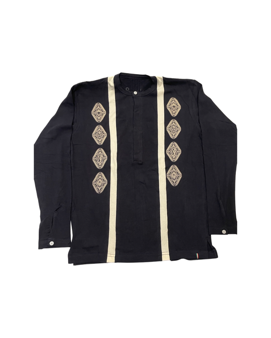 Prehispanic Long sleeve T-Shirt, Black