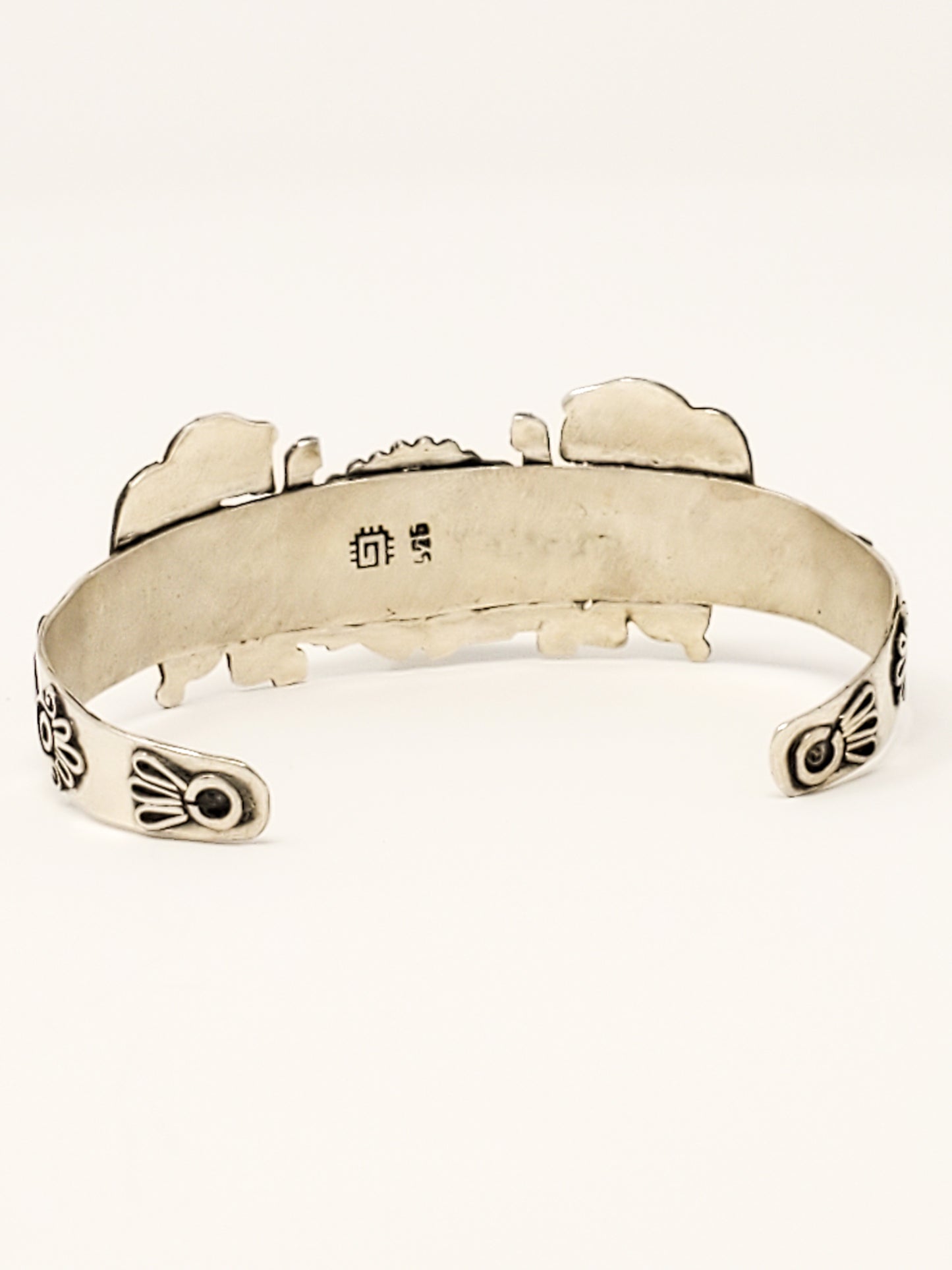 Tochtli (Rabbit) Peyote Silver Bracelet