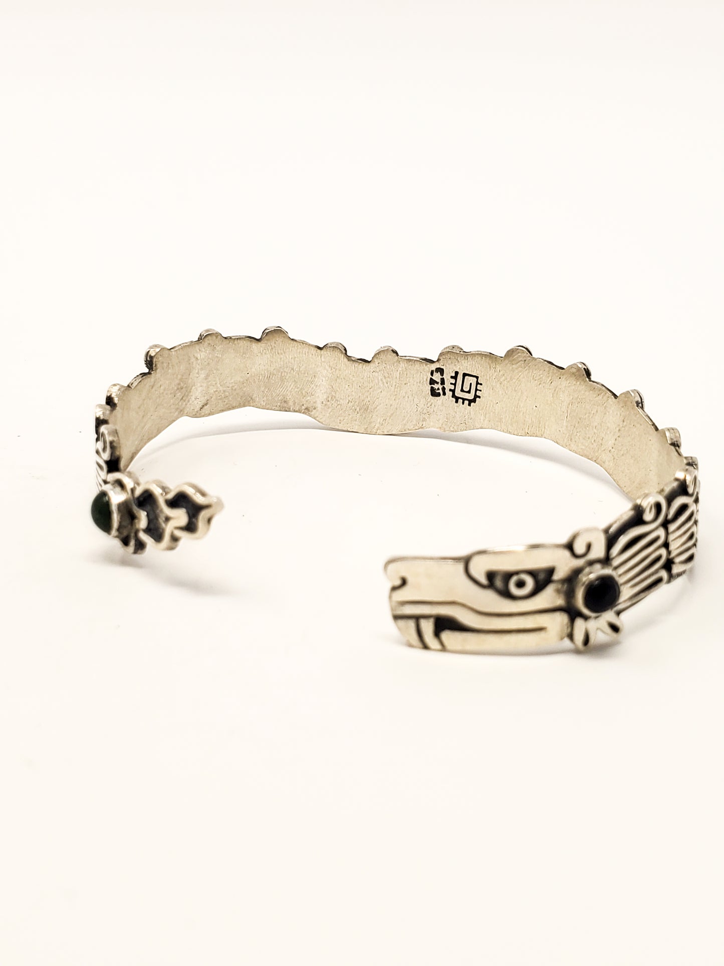 Quetzalcoatl Silver Bracelet