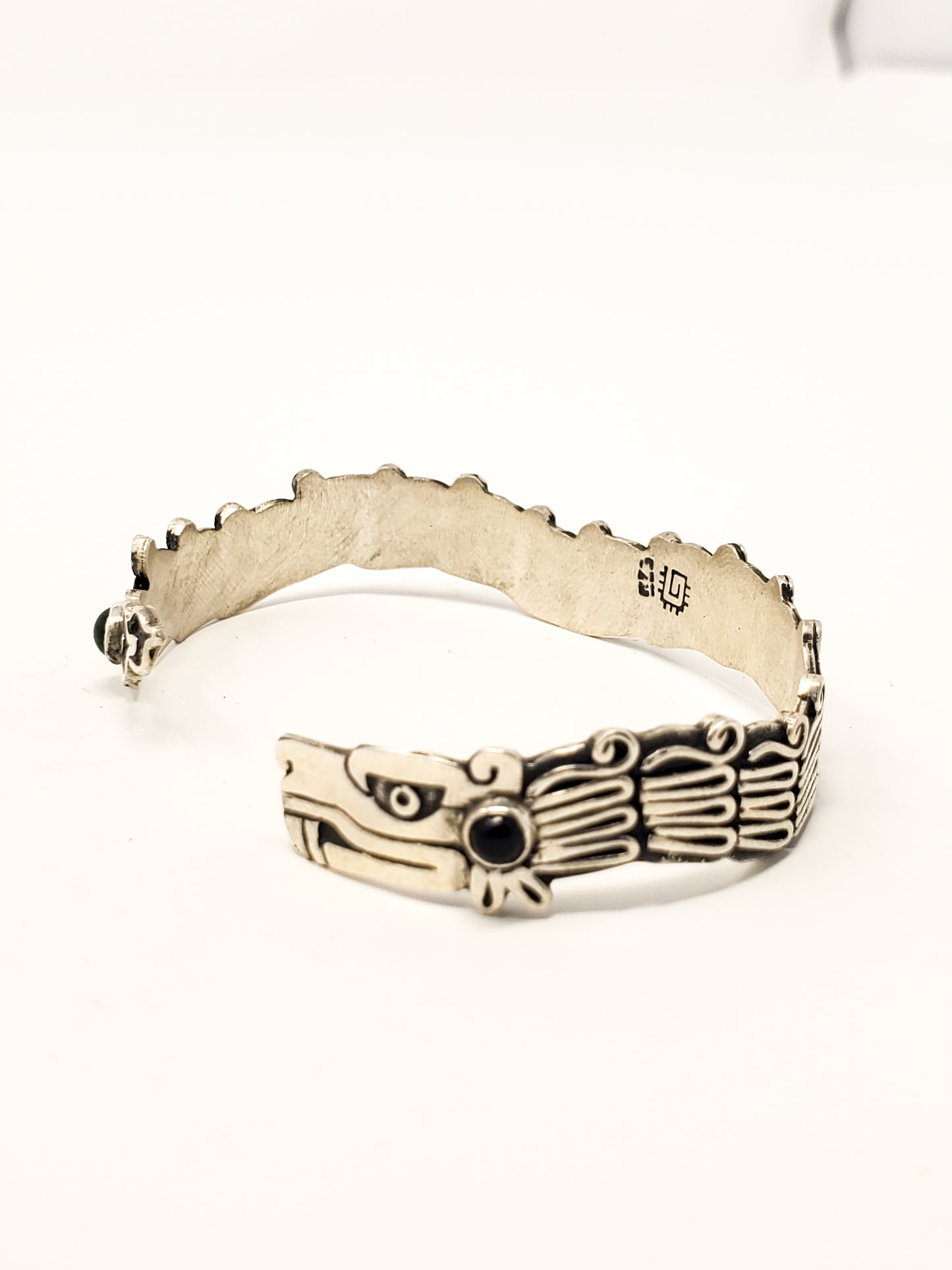 Quetzalcoatl Silver Bracelet