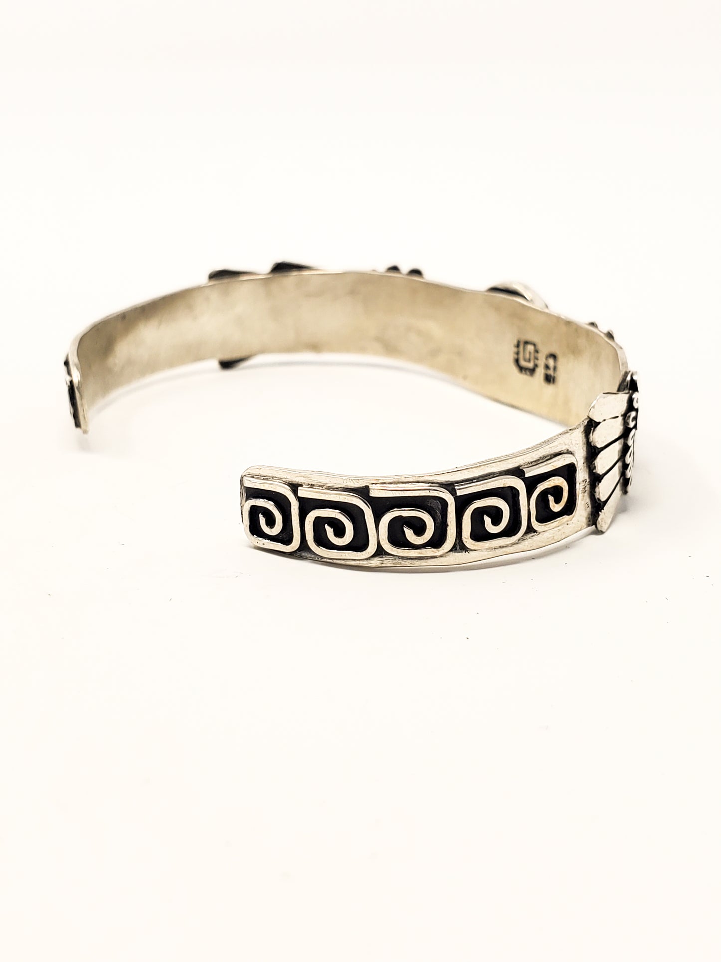 Eagles Peyote Silver Bracelet