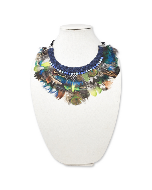 Bird Song Feathered Necklace
