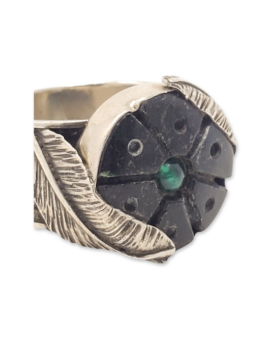 Peyote Feathers Ring