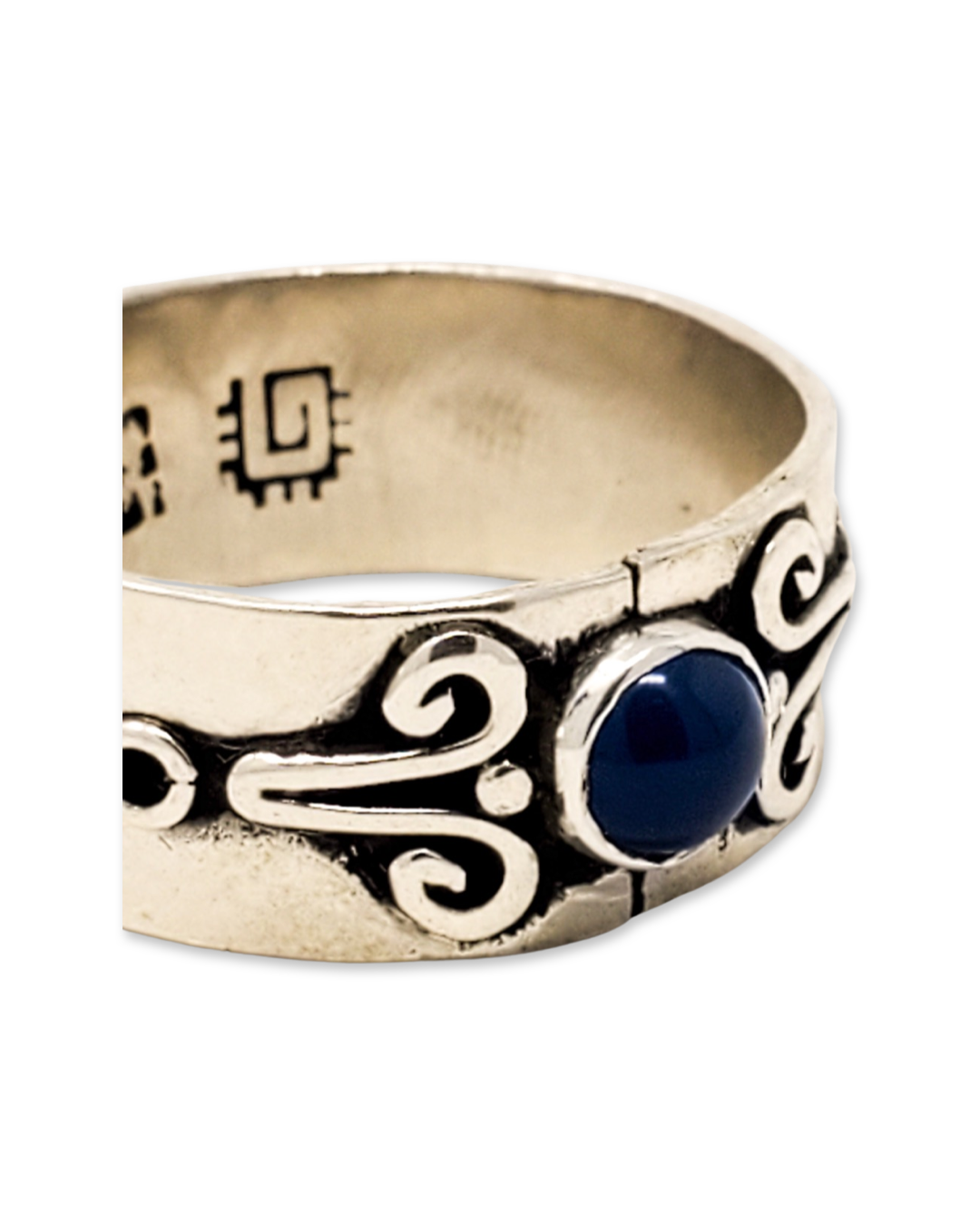 Blue Agate Ring