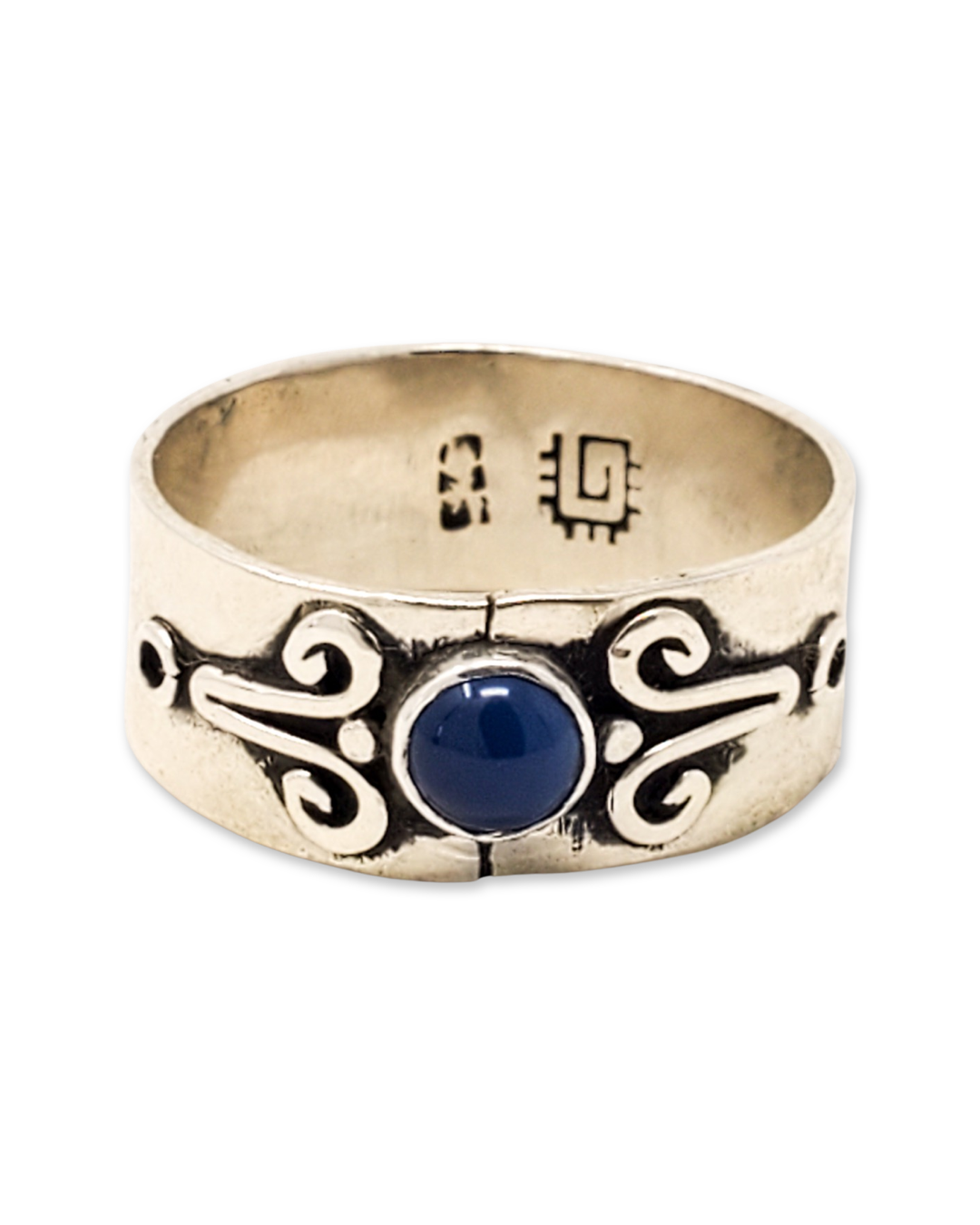 Blue Agate Ring