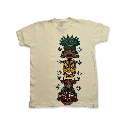 Tribal Spirits T-Shirt, Cream